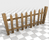 Wooden Fence Prop