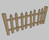 Wooden Fence Prop