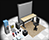 3d Pixel Office Props